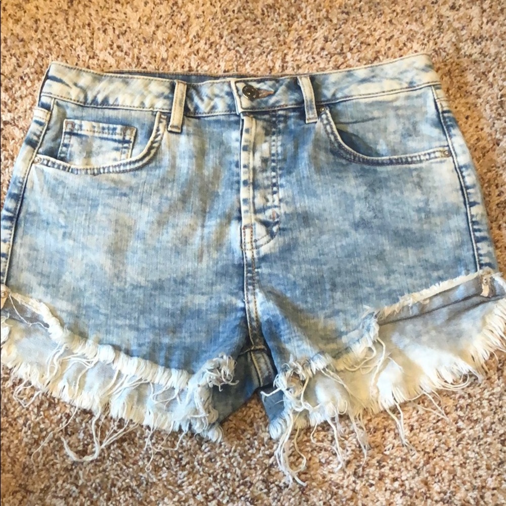 Forever 21 high waist denim shorts
